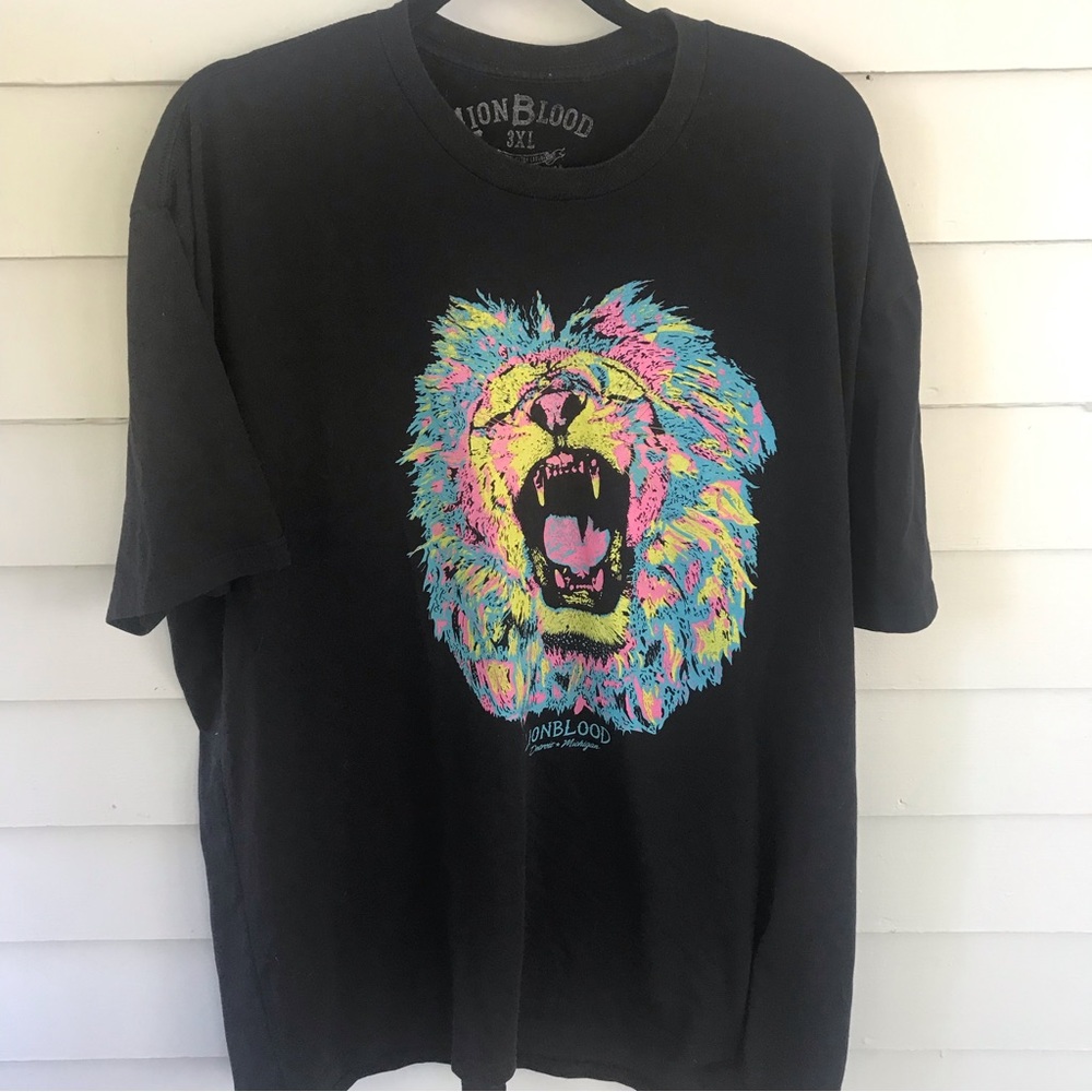 Lionblood Detroit T shirt 3XL Lion Blood Burleson